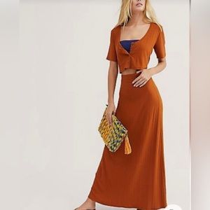 Gloria Set in color rust, size XS